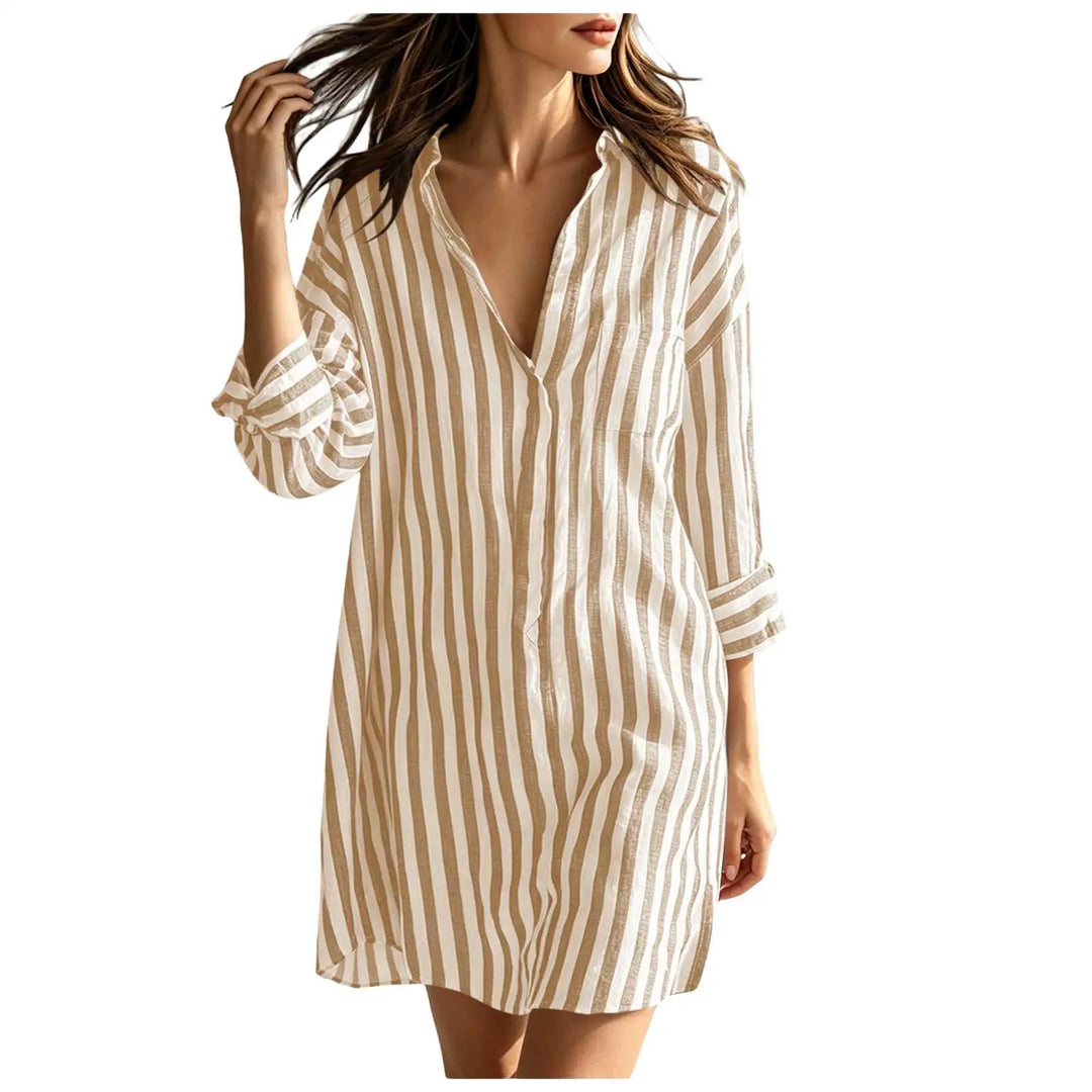 Verena Lightweight Stripe Mini Dress