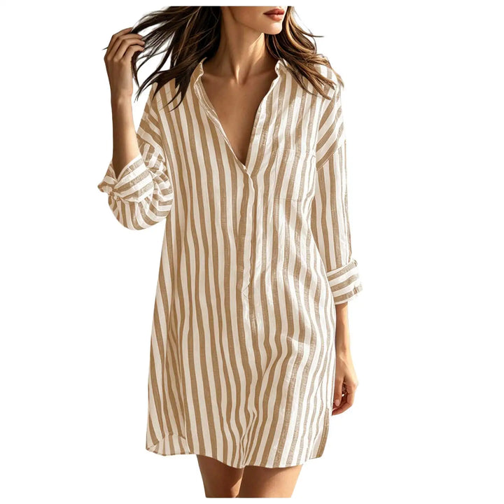 Verena Lightweight Stripe Mini Dress