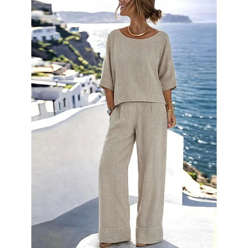 Evalina Summer Vacay Co-Ord Set