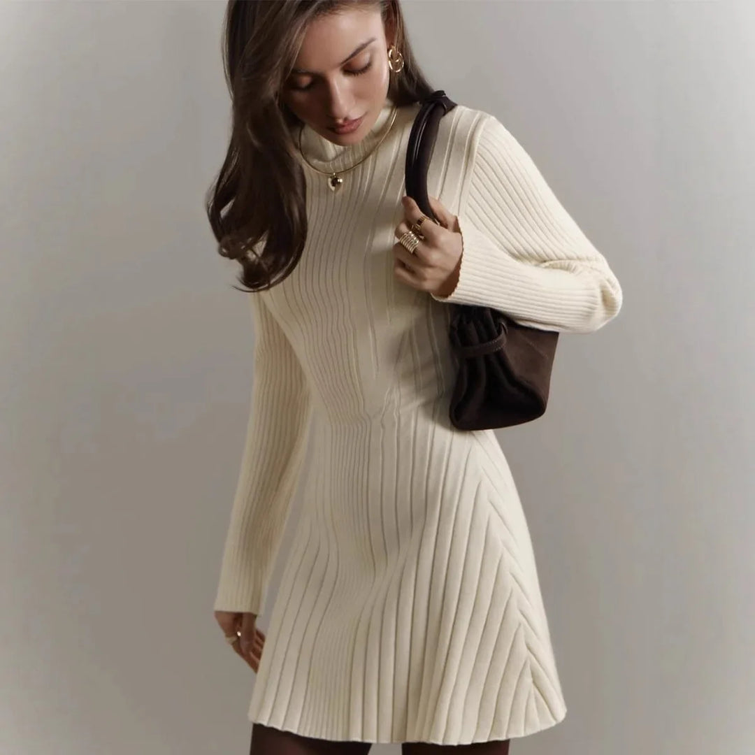 Larkin Mock Neck Sweater Dress