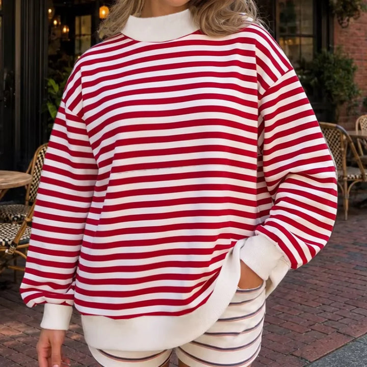 Palomino Striped Pullover Set