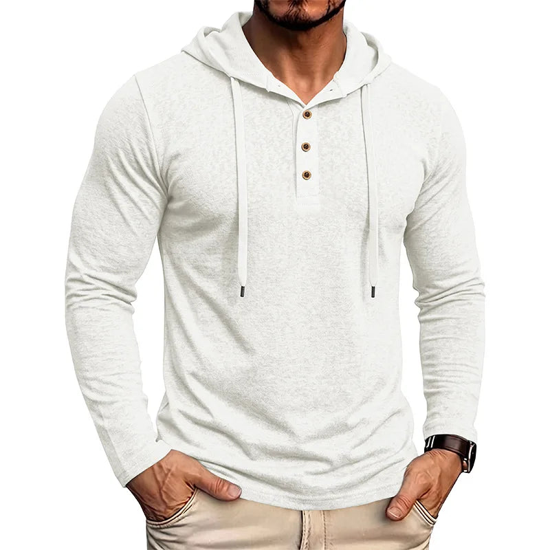 Corwin Drawstring Hood Pullover