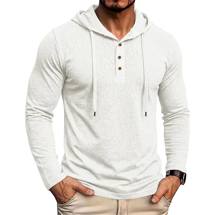 Corwin Drawstring Hood Pullover