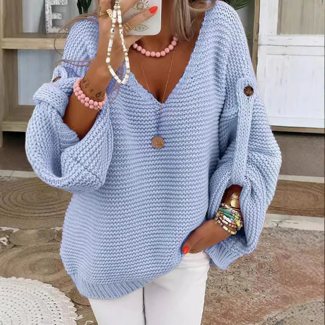 Nadette Lantern Sleeve Sweater