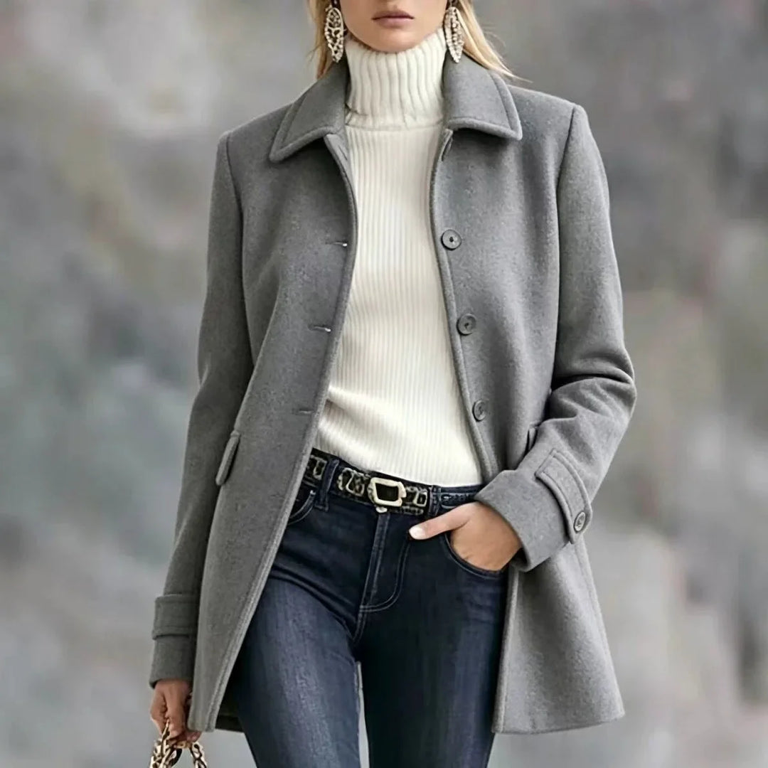 Rosalind Notched Lapel Coat