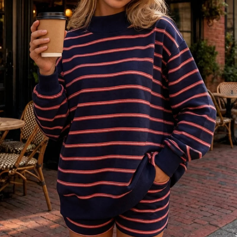 Palomino Striped Pullover Set