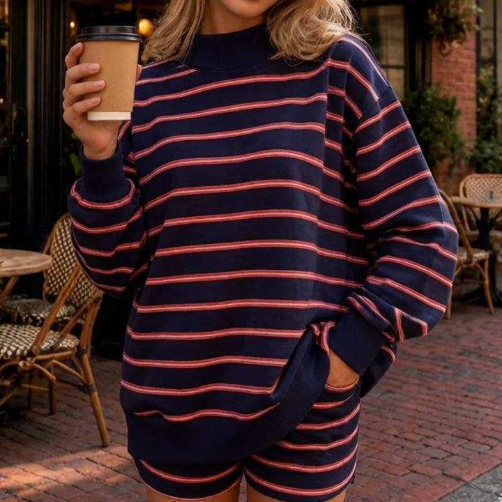 Palomino Striped Pullover Set