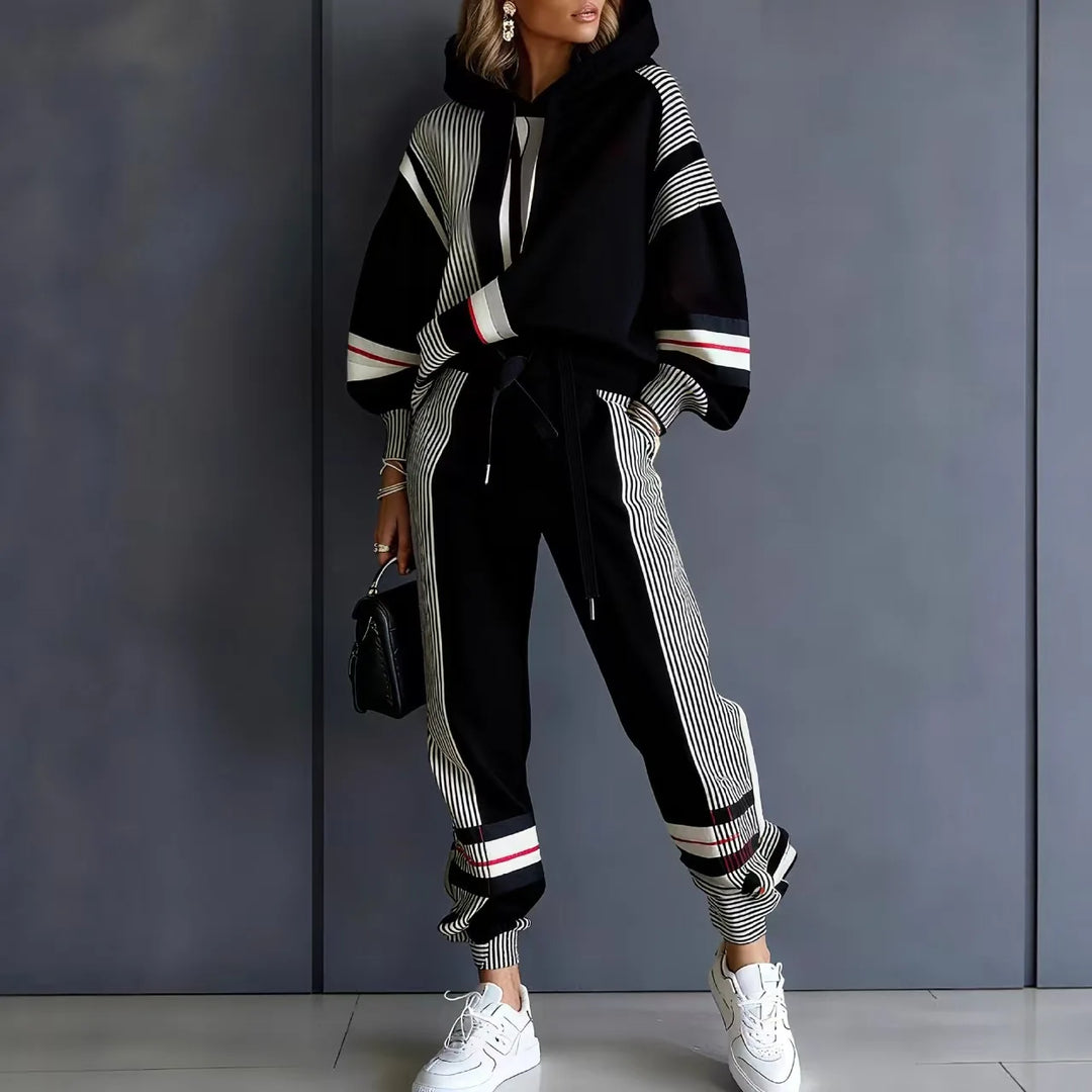 Minerva Drawstring Waist Jogger Set