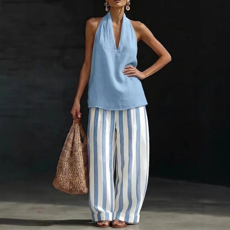 Avalon Relaxed Wide Leg Trouser Set