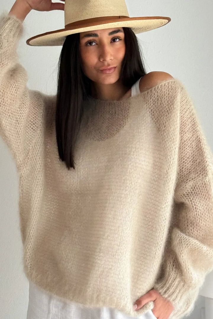 Valeria Off Shoulder Cozy Sweater