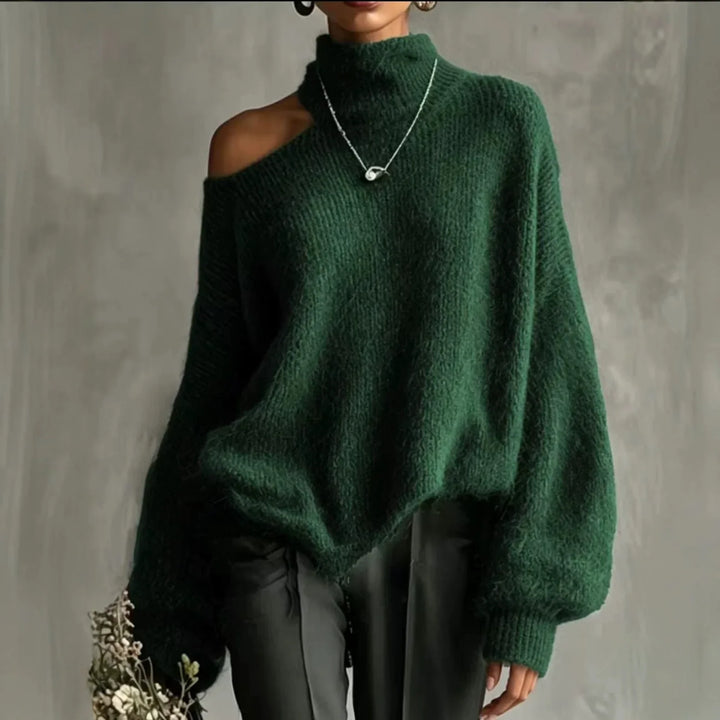 Emberly Cutout Shoulder Sweater
