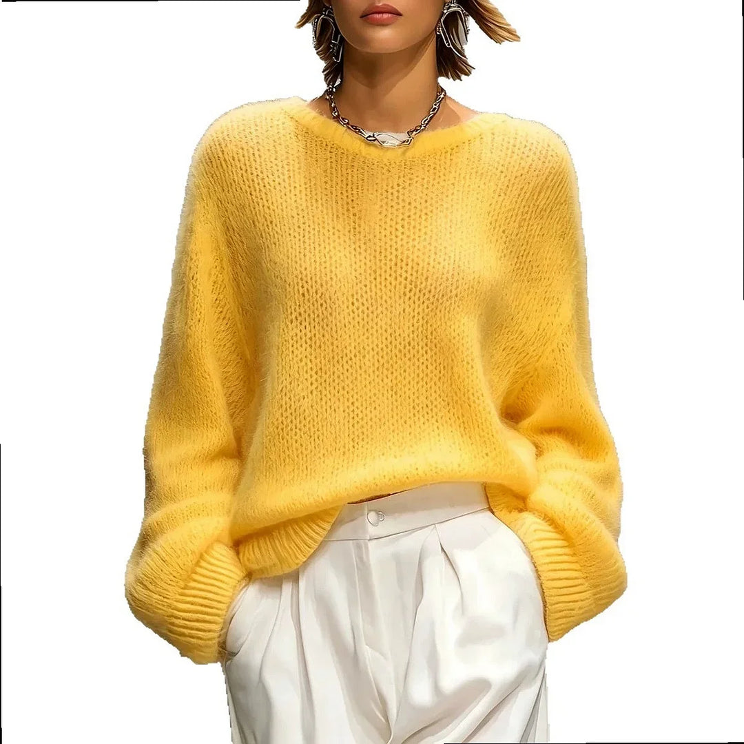 Thessaly Brushed Knit Sweater