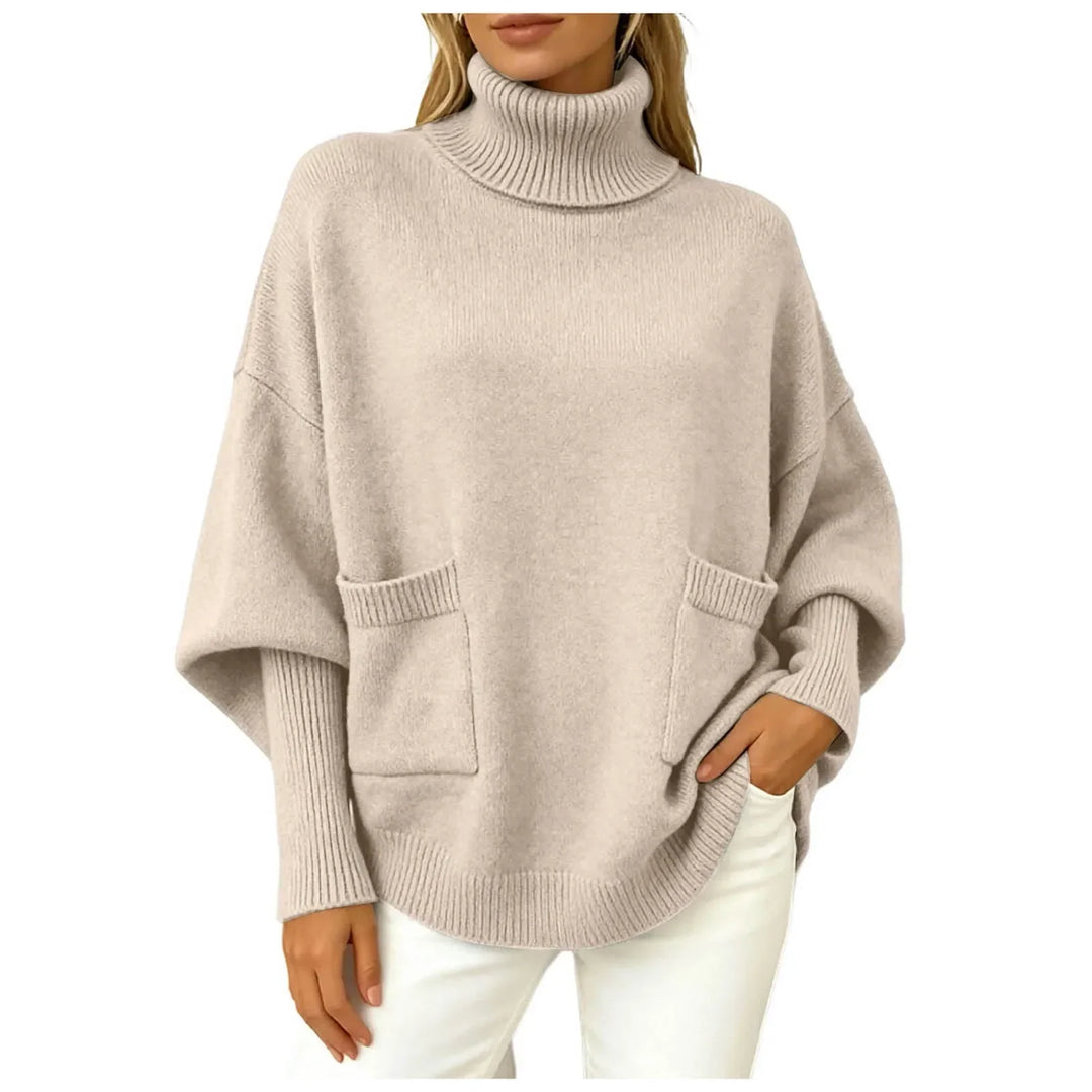 Thea Batwing Turtleneck Sweater
