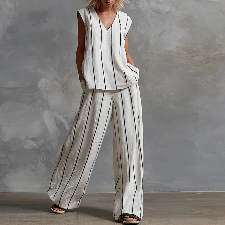 Paolina Striped Summer Set