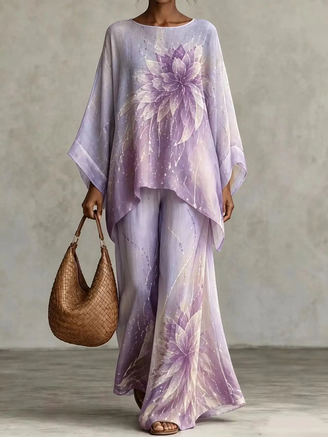 Fenella Printed Loose Two-Piece Set