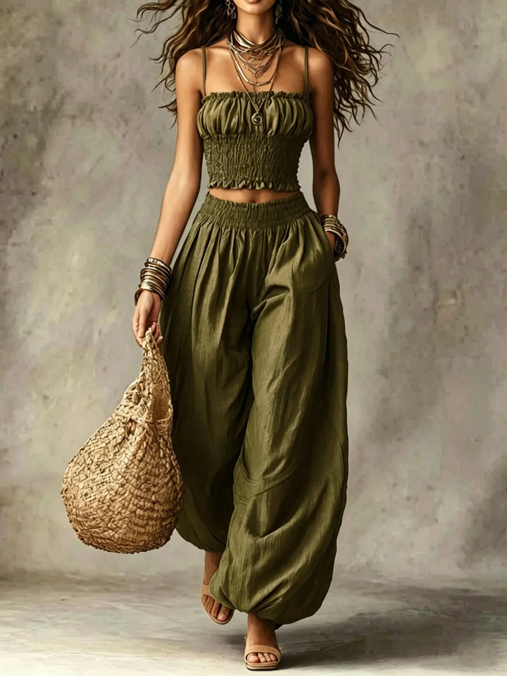 Andrina Wide Leg Two-Piece Set