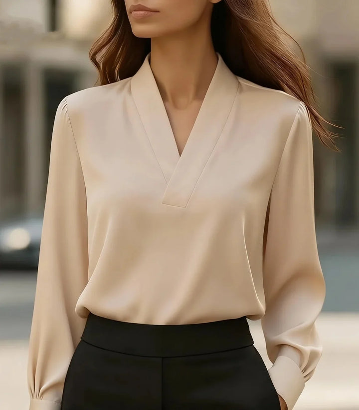 Thalia Satin Finish Blouse