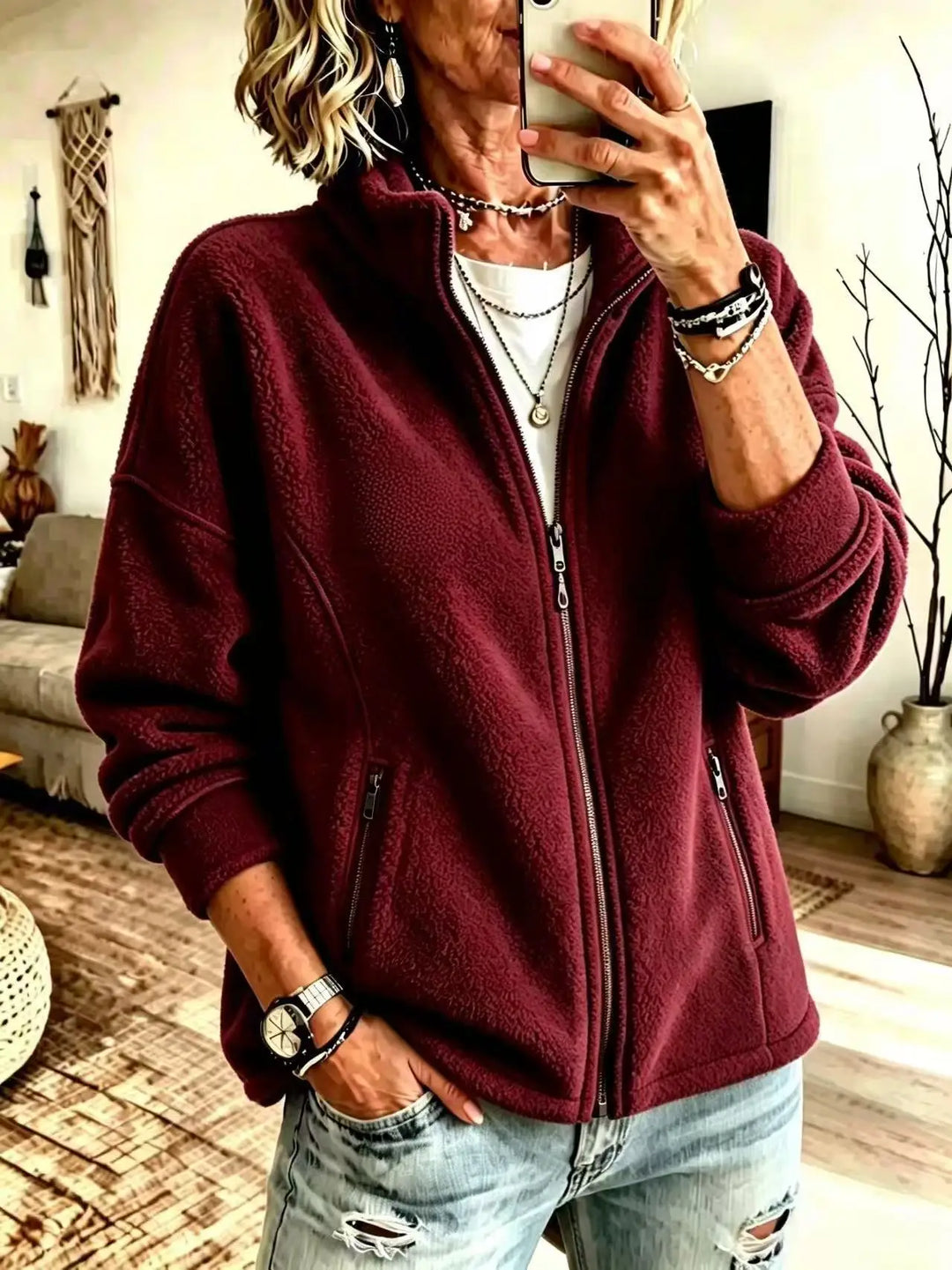 Marisole Fleece Zip Jacket