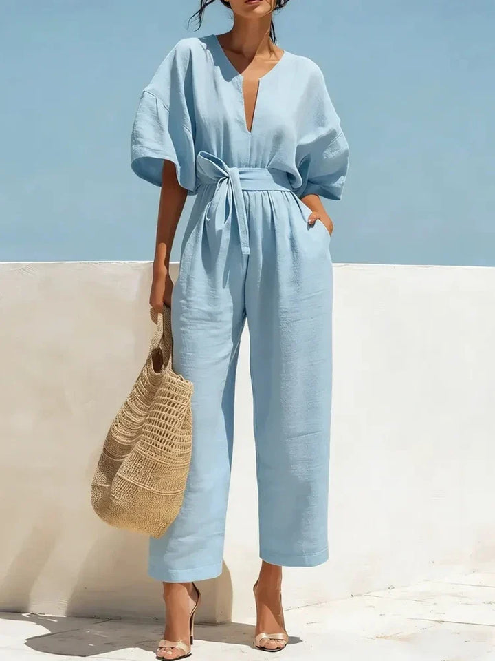 Tahlia Summer Linen Jumpsuit