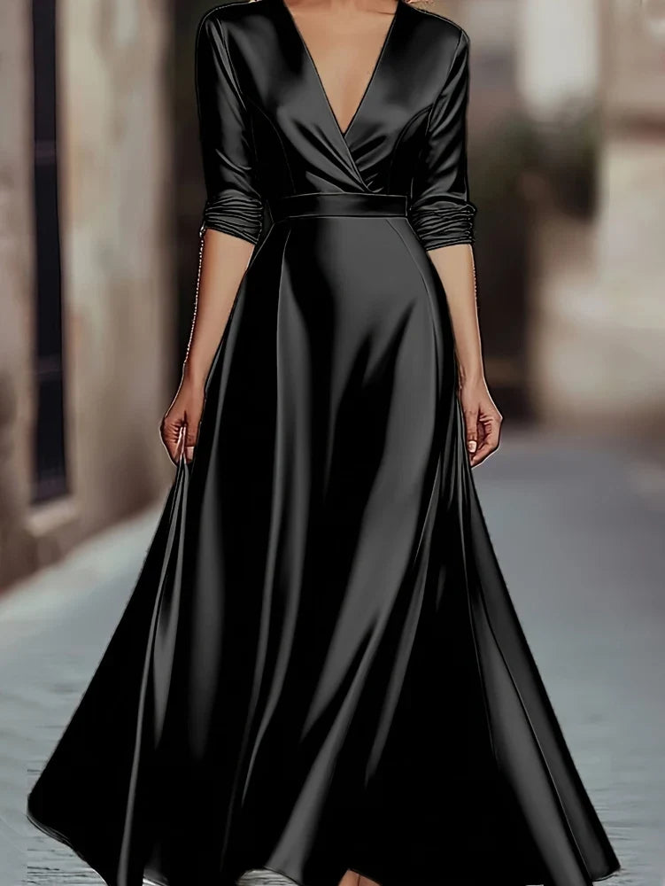 Theodosia Wrap Waist Gown