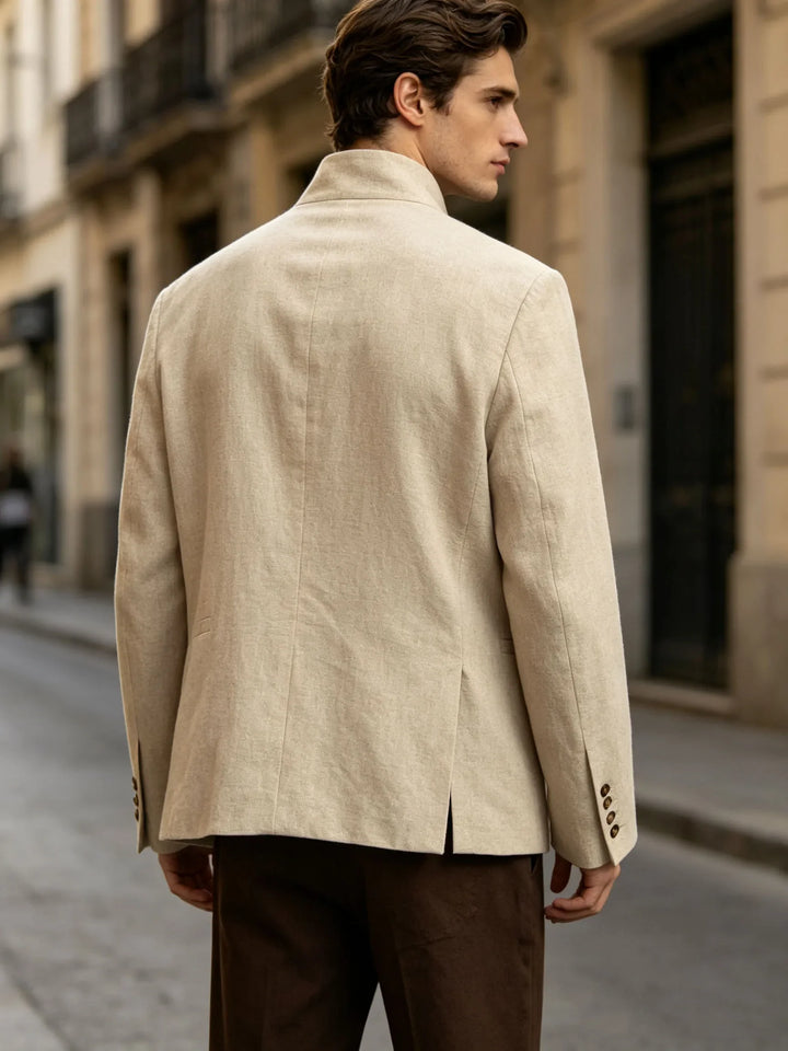Gideon Mandarin Collar Blazer