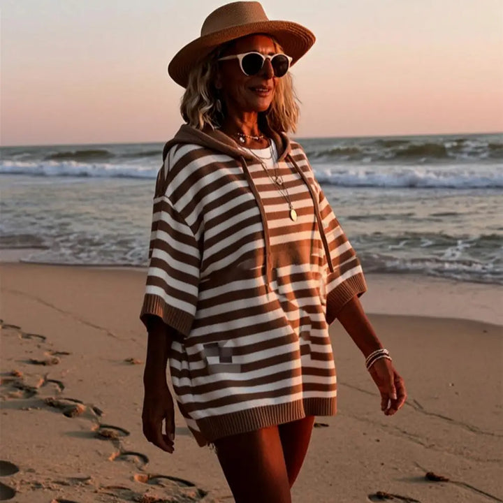 Elowen Drawstring Hood Sweater