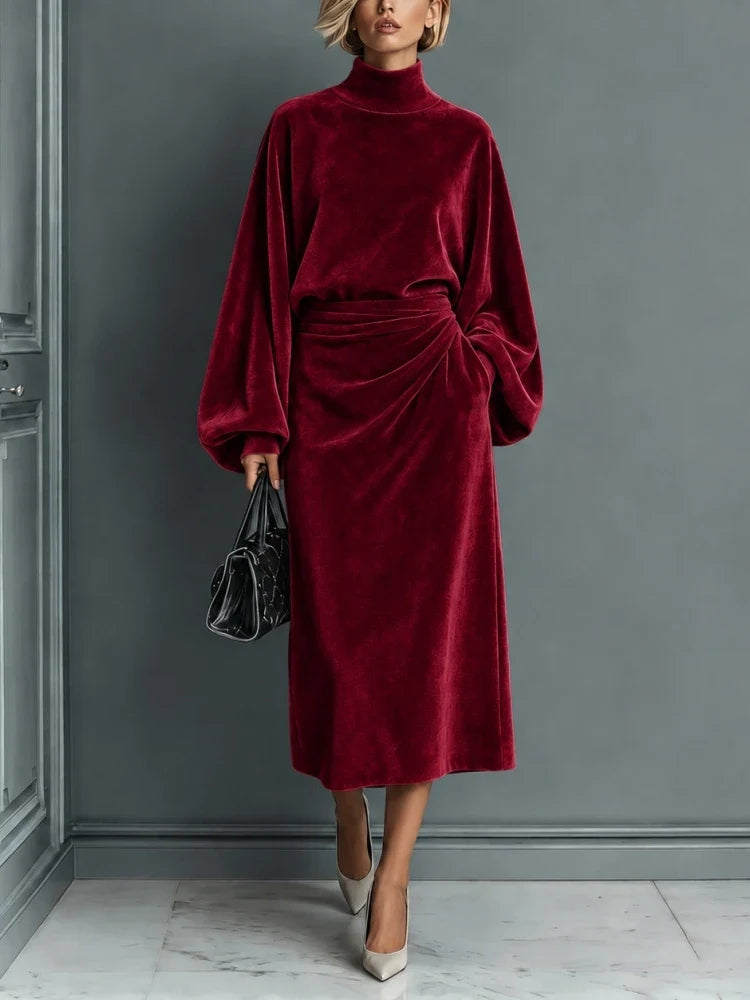 Sorrel Twisted Waist Midi Dress