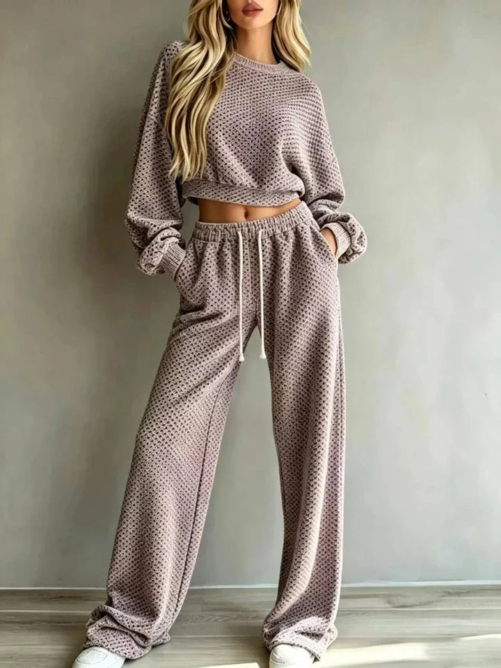 Paloma Cropped Knit Set