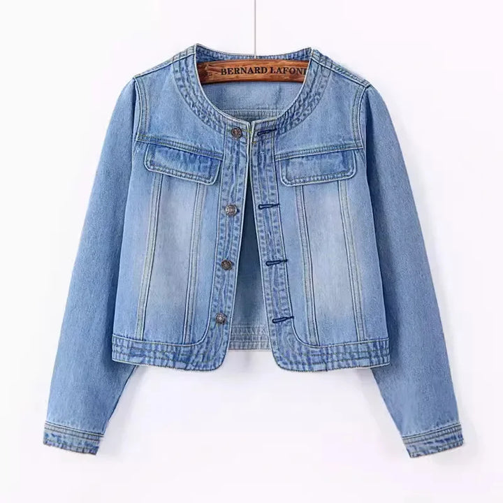 Laureen Cropped Denim Jacket