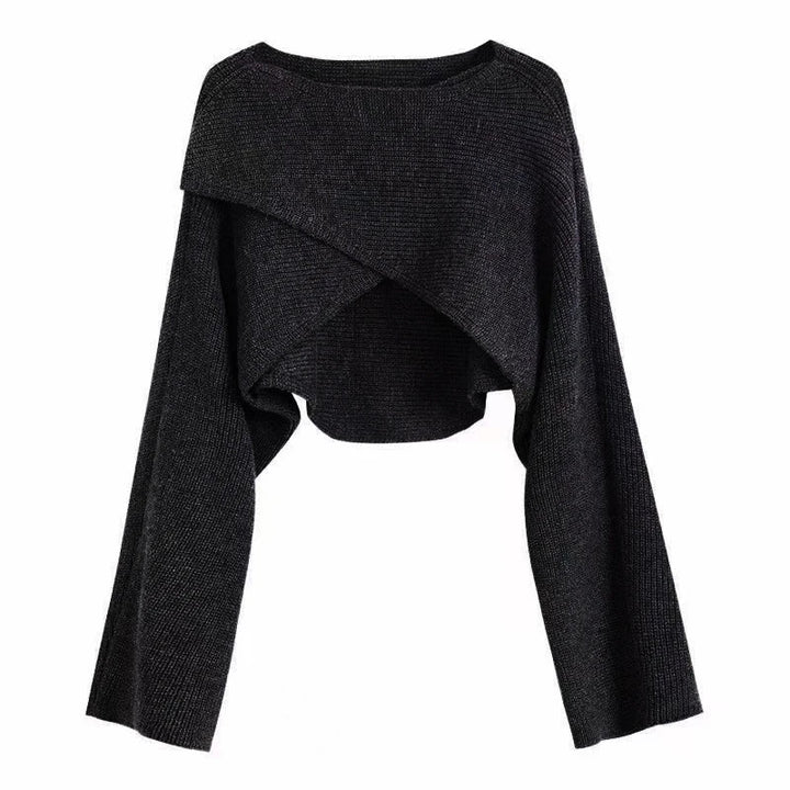 Talise Crisscross Crop Sweater