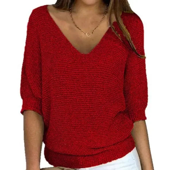 Vivienne Ribbed Knit Top