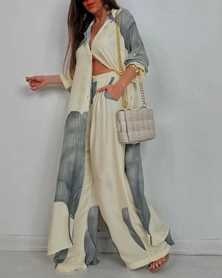 Bellamy Long Sleeve Boho Matching Set