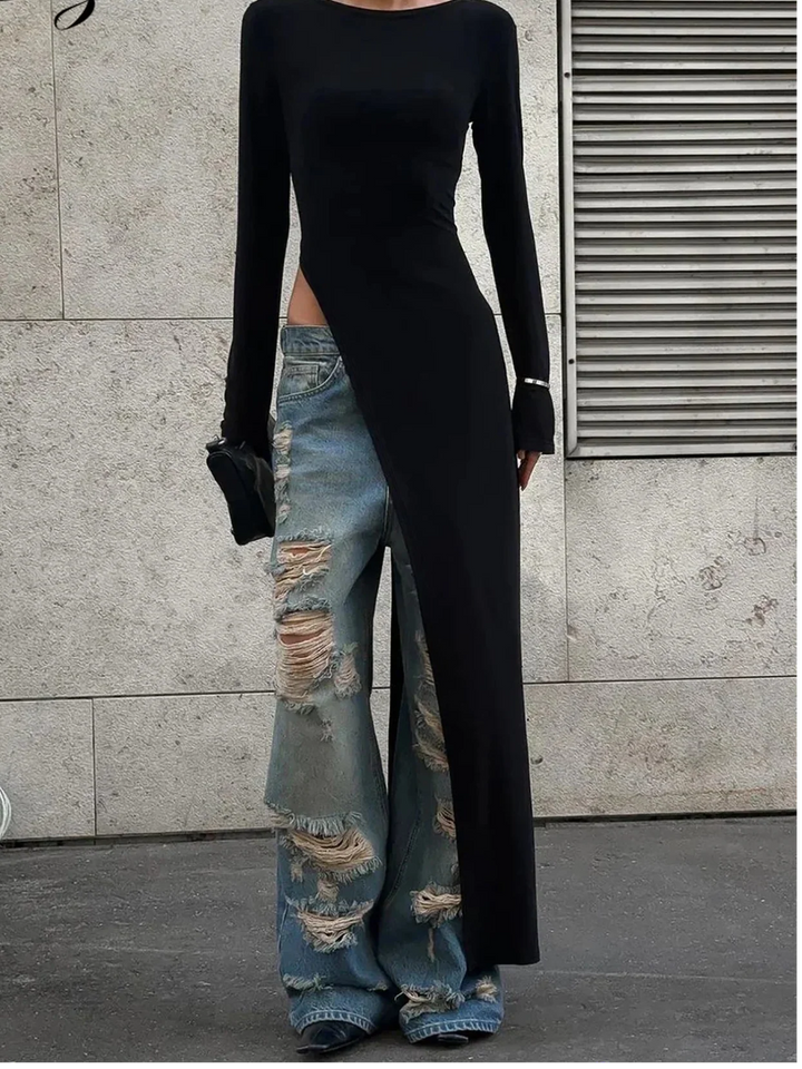 Seraphine Side Slit Maxi Dress
