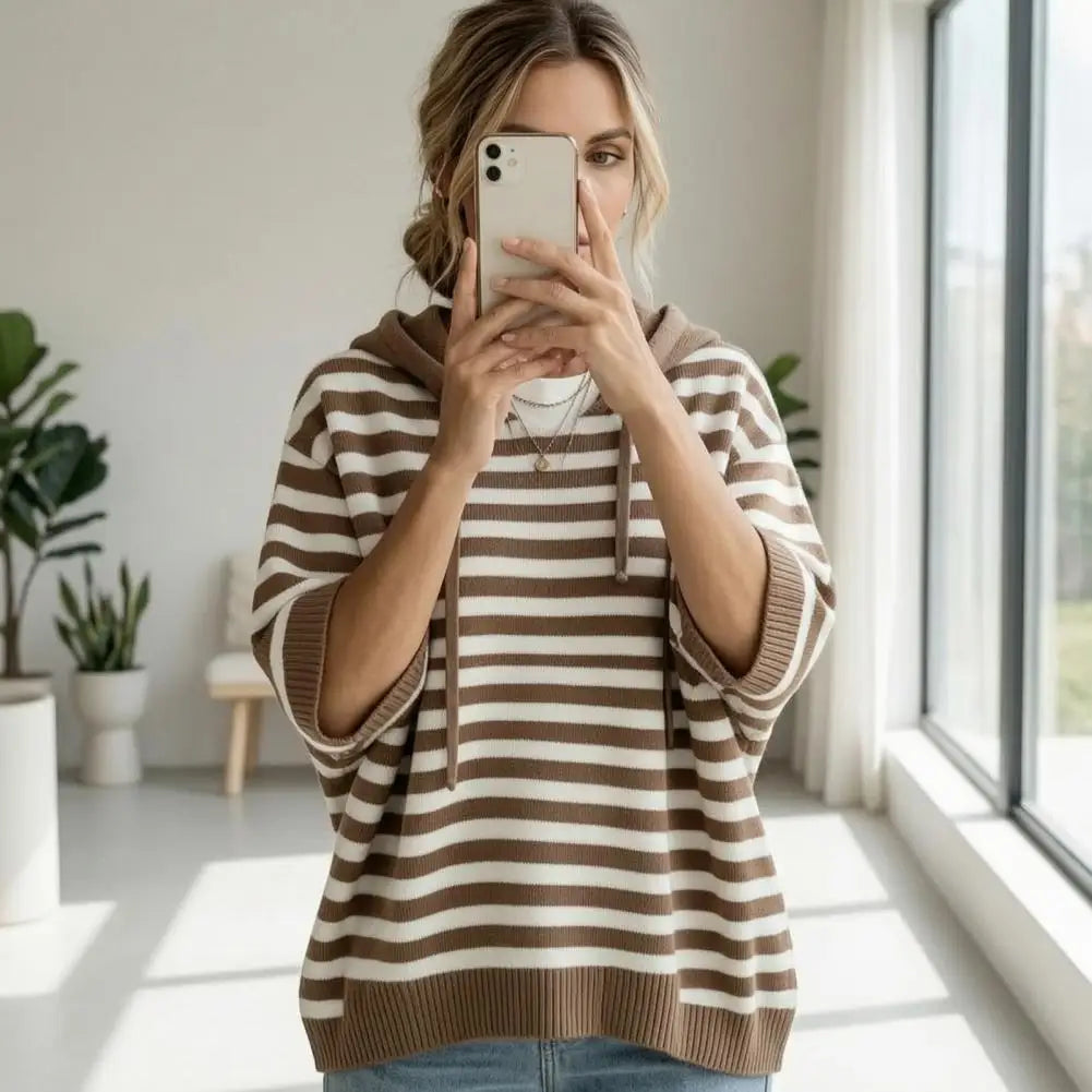 Elowen Drawstring Hood Sweater