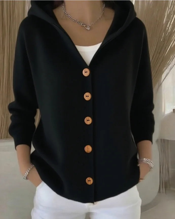 Rosaline Hooded Knit Cardigan