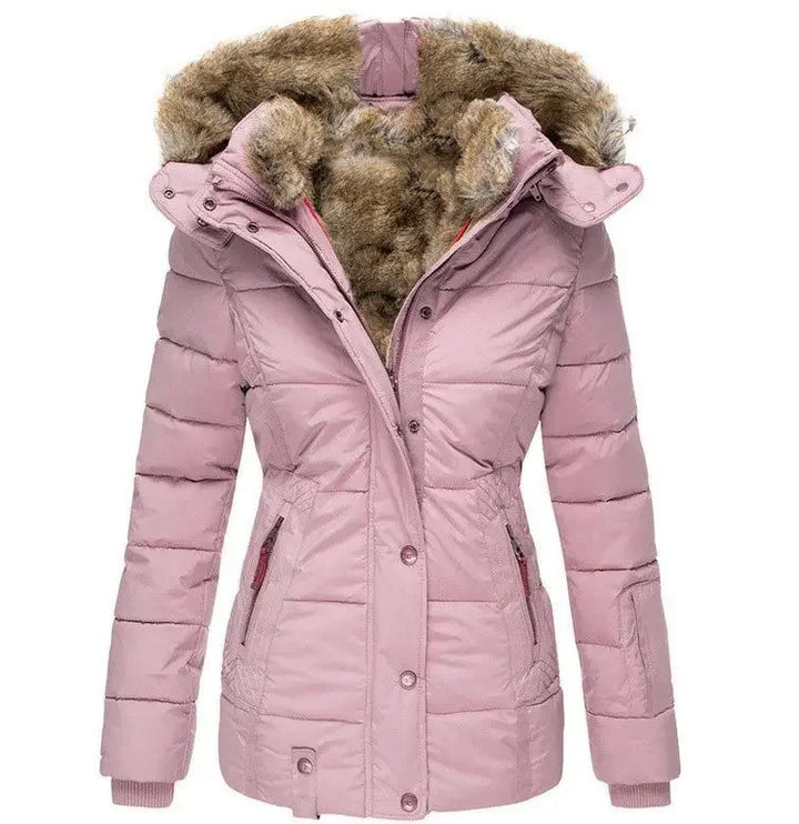 Avril Detachable Faux Fur Puffer