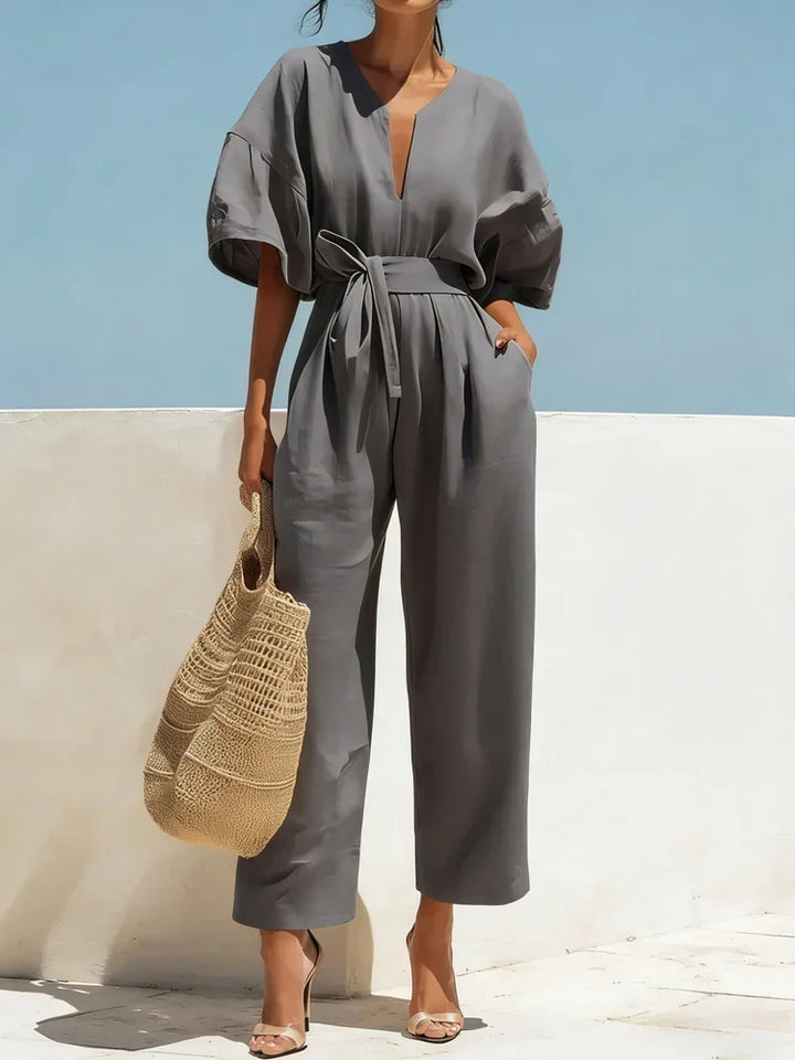 Tahlia Summer Linen Jumpsuit