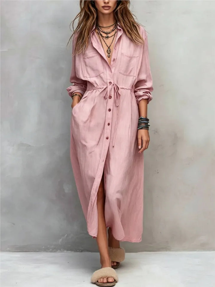 Quinn Everyday Maxi Shirt Dress