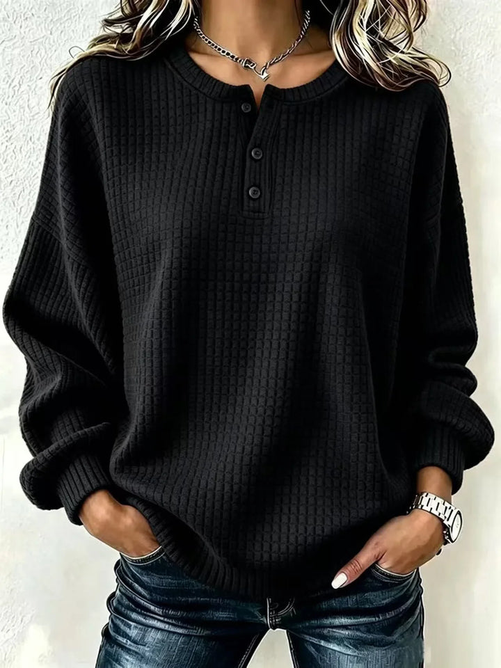 Juniper Waffle Knit Henley