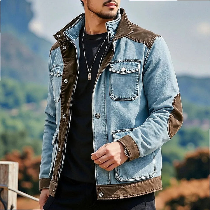 Soren Contrast Panel Jacket