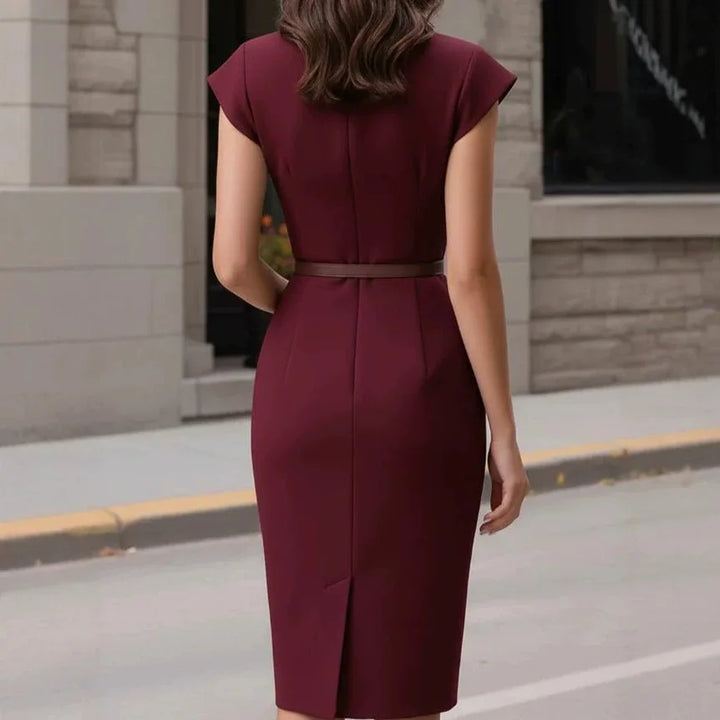 Bianca Peplum Sheath Dress