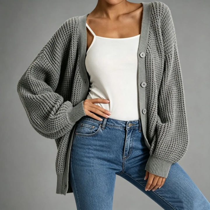 Brennan Waffle Knit Cardigan