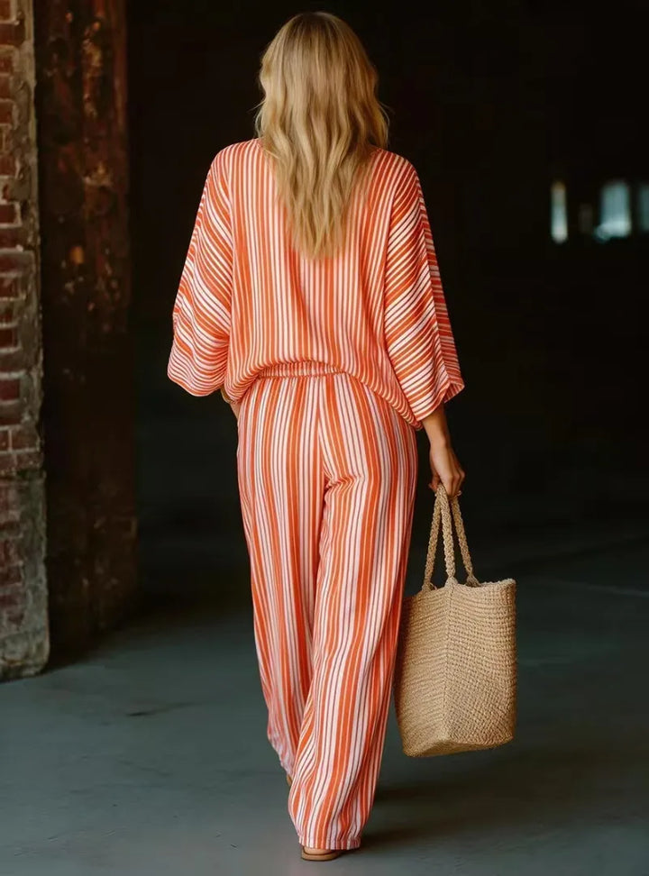 Reina Striped Matching Set