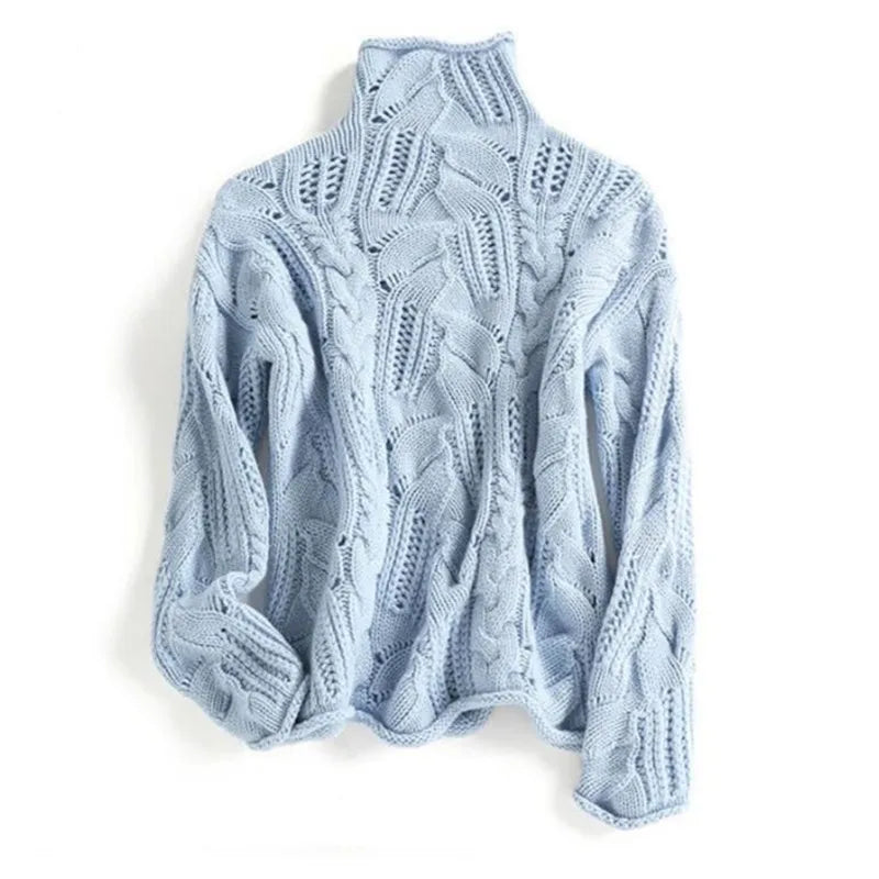 Avelina Openwork Cable Sweater