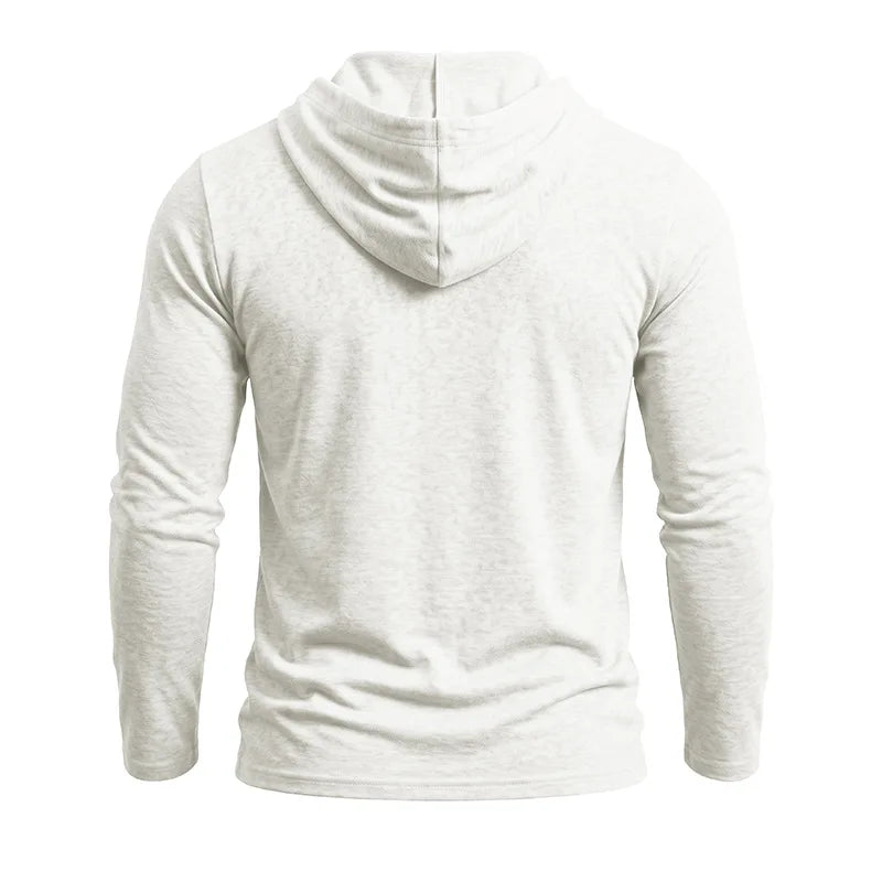 Corwin Drawstring Hood Pullover