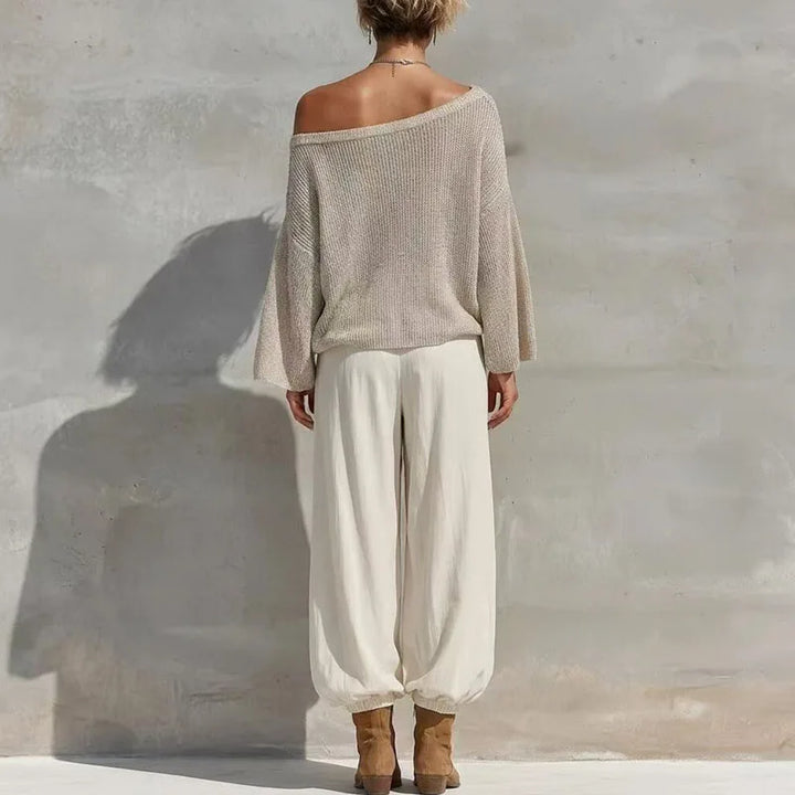 Aveera Knit One Shoulder Set