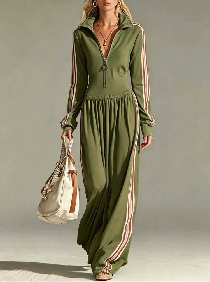 Brenna Activewear Stripe Jumpsuit