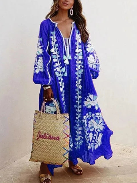 Delphine Bohemian Maxi Dress
