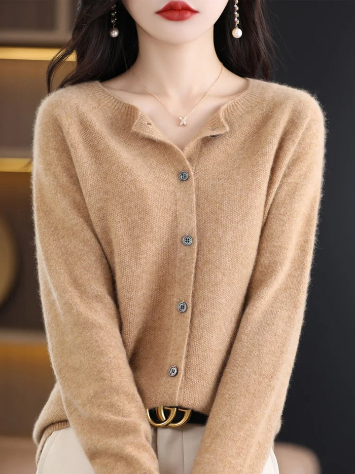 Elodie Button Front Cardigan