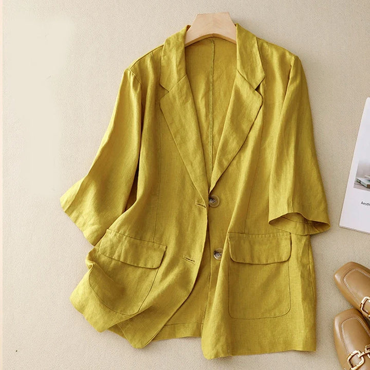 Leila Linen Blend Blazer